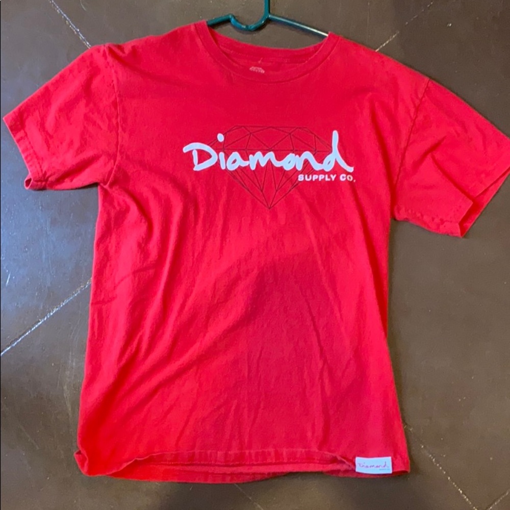 Diamond Supply Co. Red tee